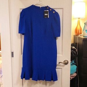 NWT DKNY Puff Sleeve Sheath Dress